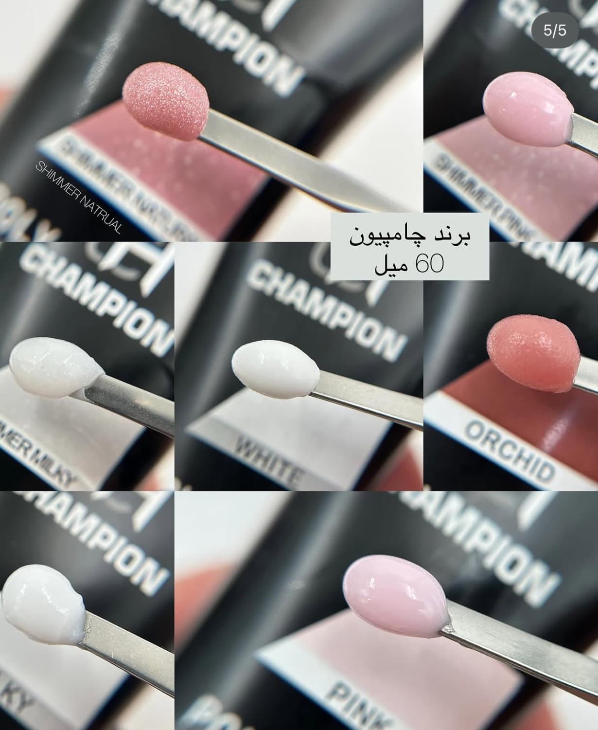 پالی ژل champion 60g