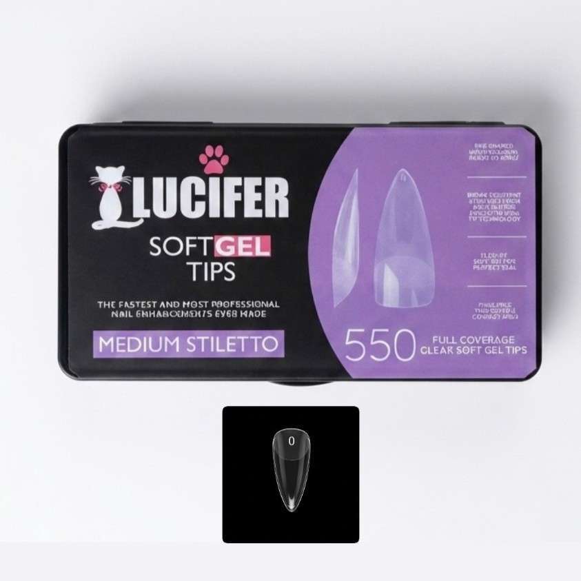 gelx medium stiletto 550 عددی lucifer